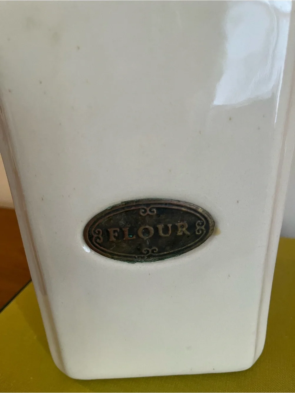 Ceramic Flour Canister